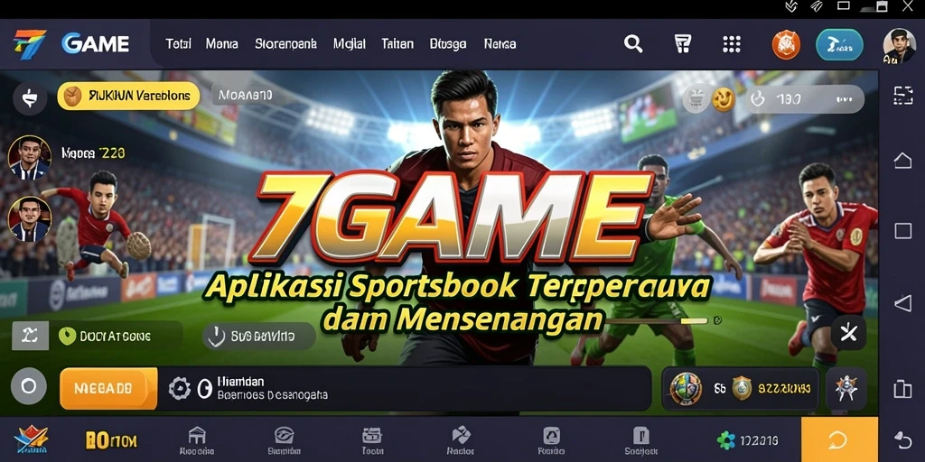 Tampilan utama gameplay Sportsbook yang menarik dan interaktif.