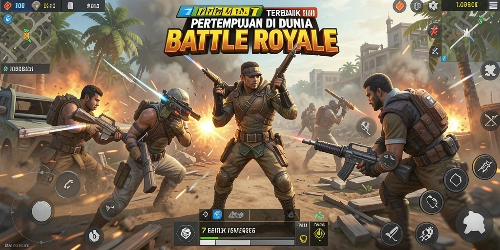 Gameplay seru 7MMBET dengan aksi pertempuran intens.