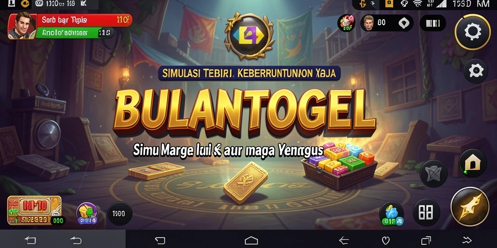 Tampilan screenshot gameplay BULANTOGEL yang mendebarkan dan interaktif.