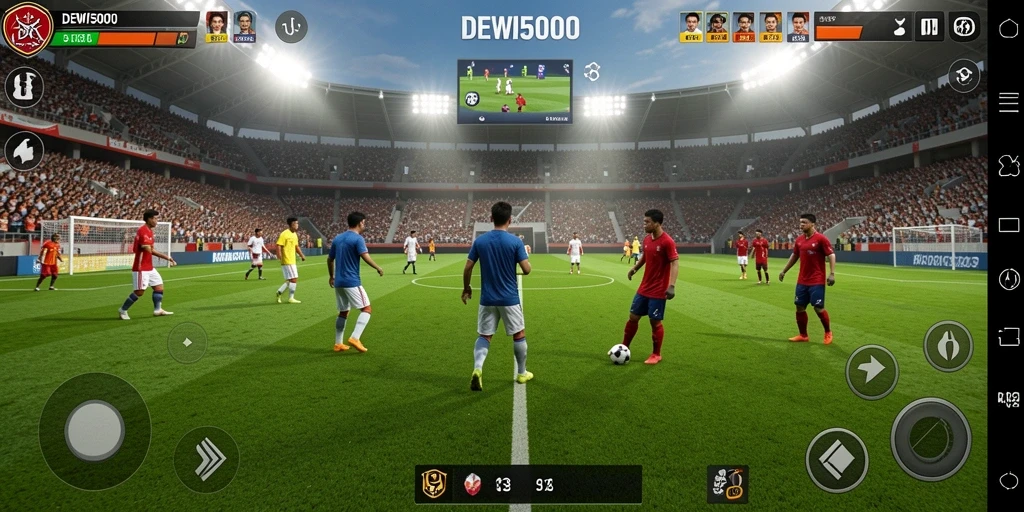 Tampilan gameplay menarik dari DEWI5000 yang penuh aksi.
