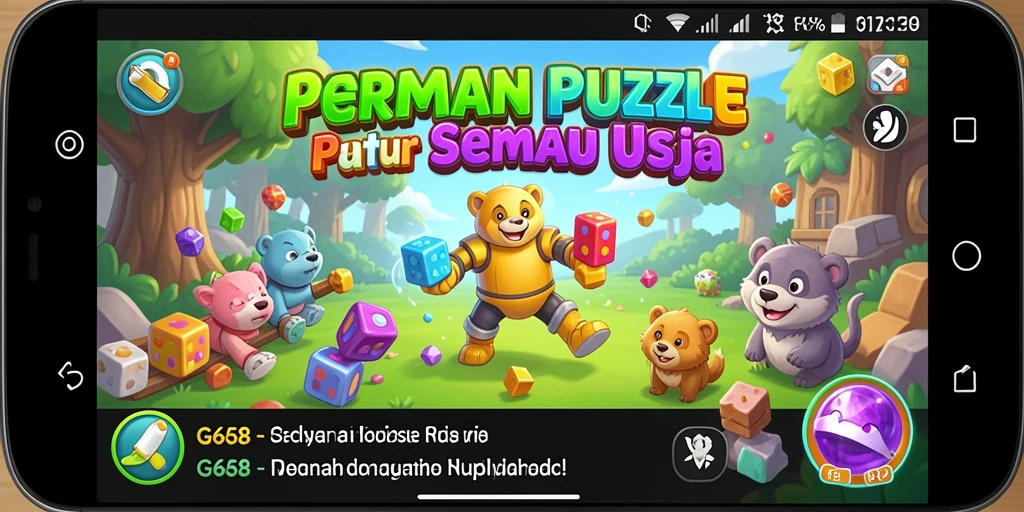 Tampilan gameplay G668 dengan tantangan Puzzle yang menarik.