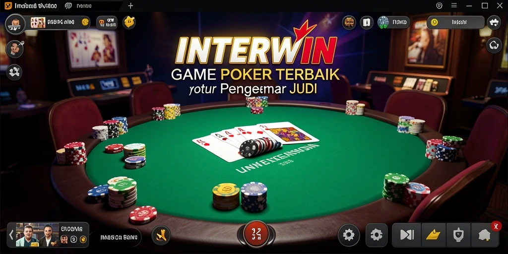 Screenshot gameplay INTERWIN yang menampilkan keseruan permainan Poker.