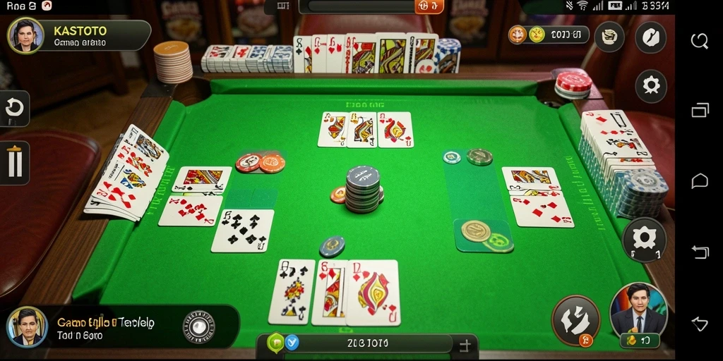 Tampilan gameplay KASTOTO yang seru dan interaktif.
