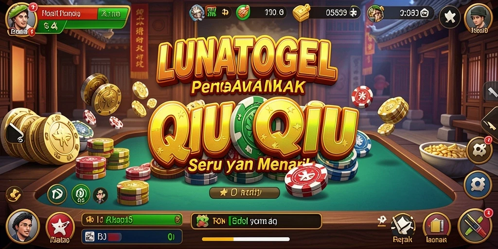 Tampilan gameplay QiuQiu yang menarik dan seru di LUNATOGEL.