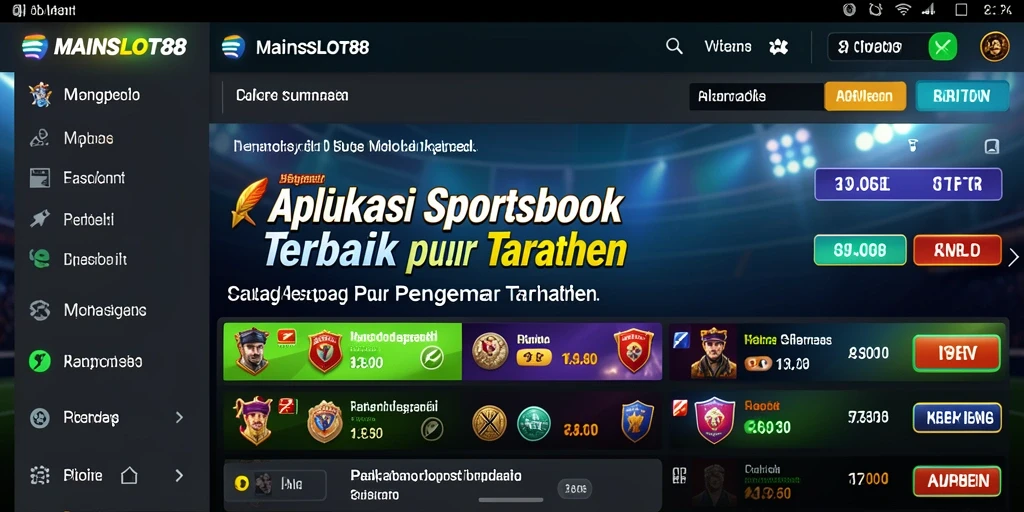 Tampilan gameplay Sportsbook yang menarik di MAINSLOT88.