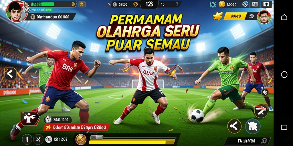 Tampilan gameplay yang seru dan menantang dari OLX128.