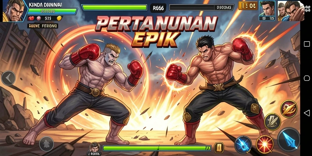 Tampilan epik dari screenshot gameplay RR666 yang menegangkan.