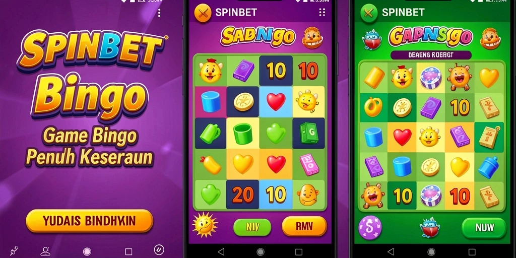 Screenshot gameplay SPINBET yang menunjukkan keseruan Bingo.