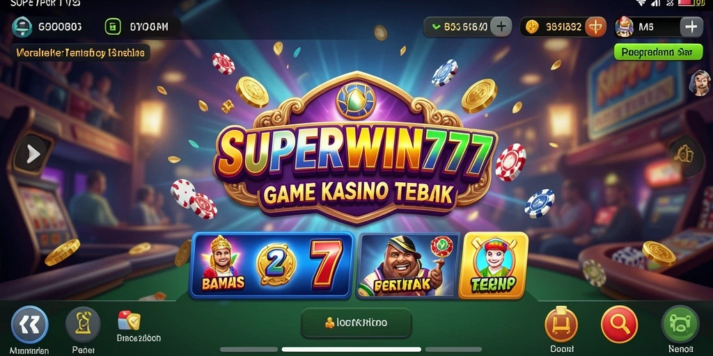Tampilan gameplay <strong>SUPERWIN777</strong> yang menarik dan penuh warna.