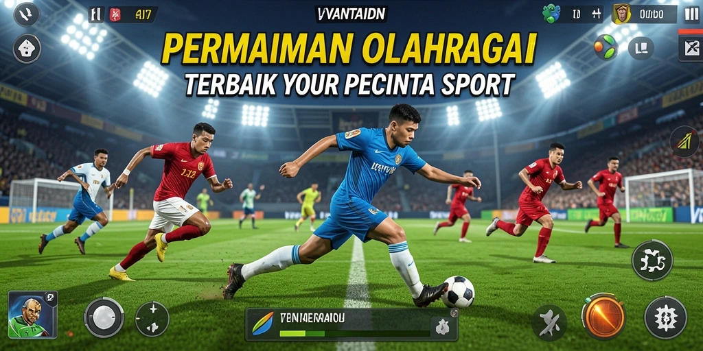 Screenshot menunjukkan pengalaman seru bermain olahraga di VANTAIDN.