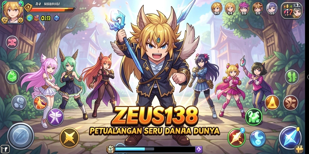 Menampilkan gameplay seru yang penuh aksi dalam ZEUS138.